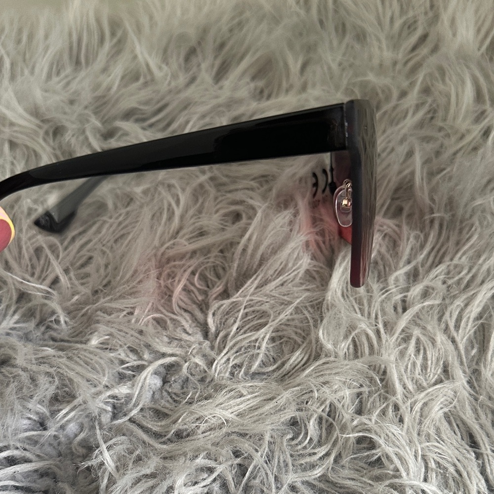 Shield Sunglasses with Pink Gradient Lenses - Picture 3 of 4